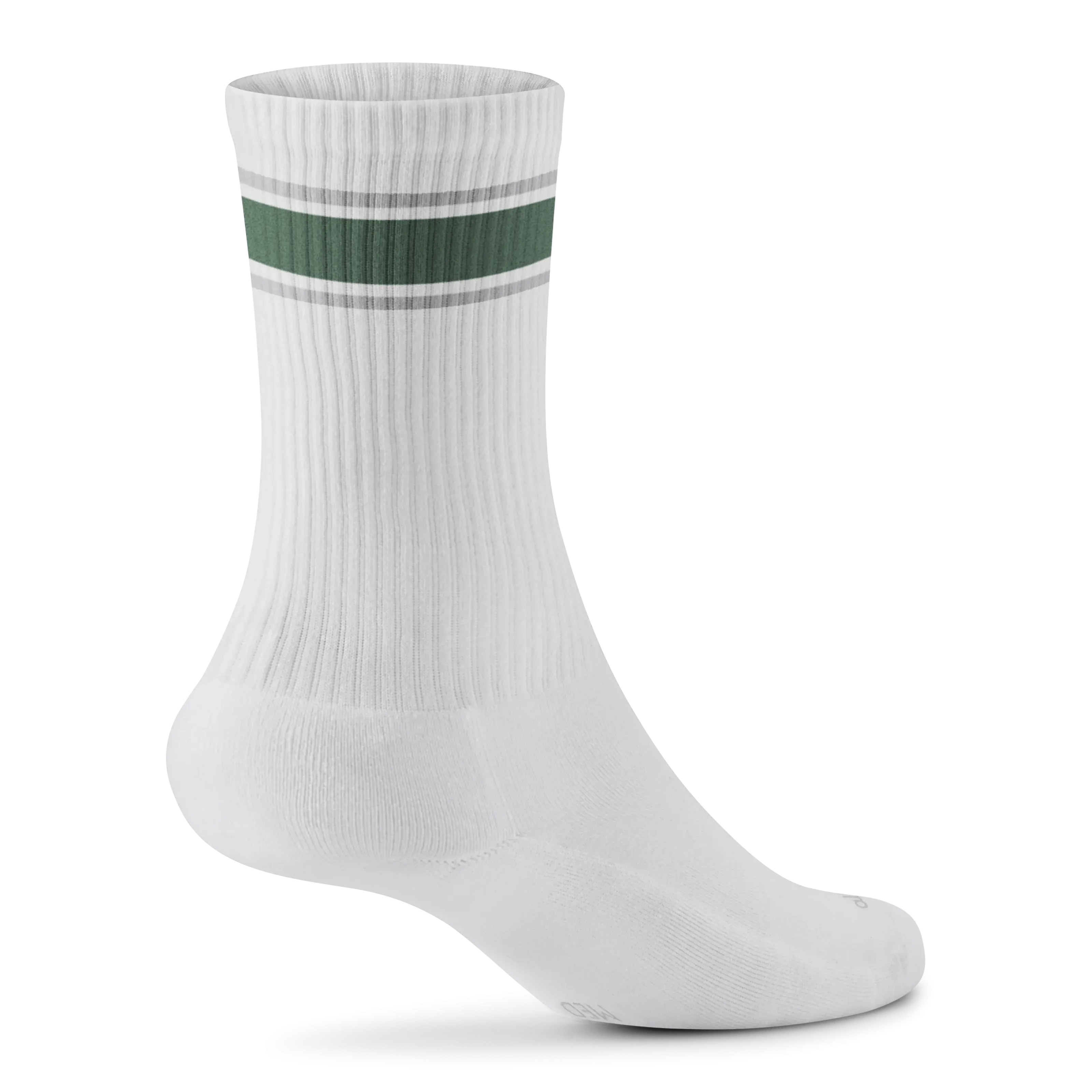 Allbirds Anytime Crew Sock – Blizzard, Verdant Green 88183497