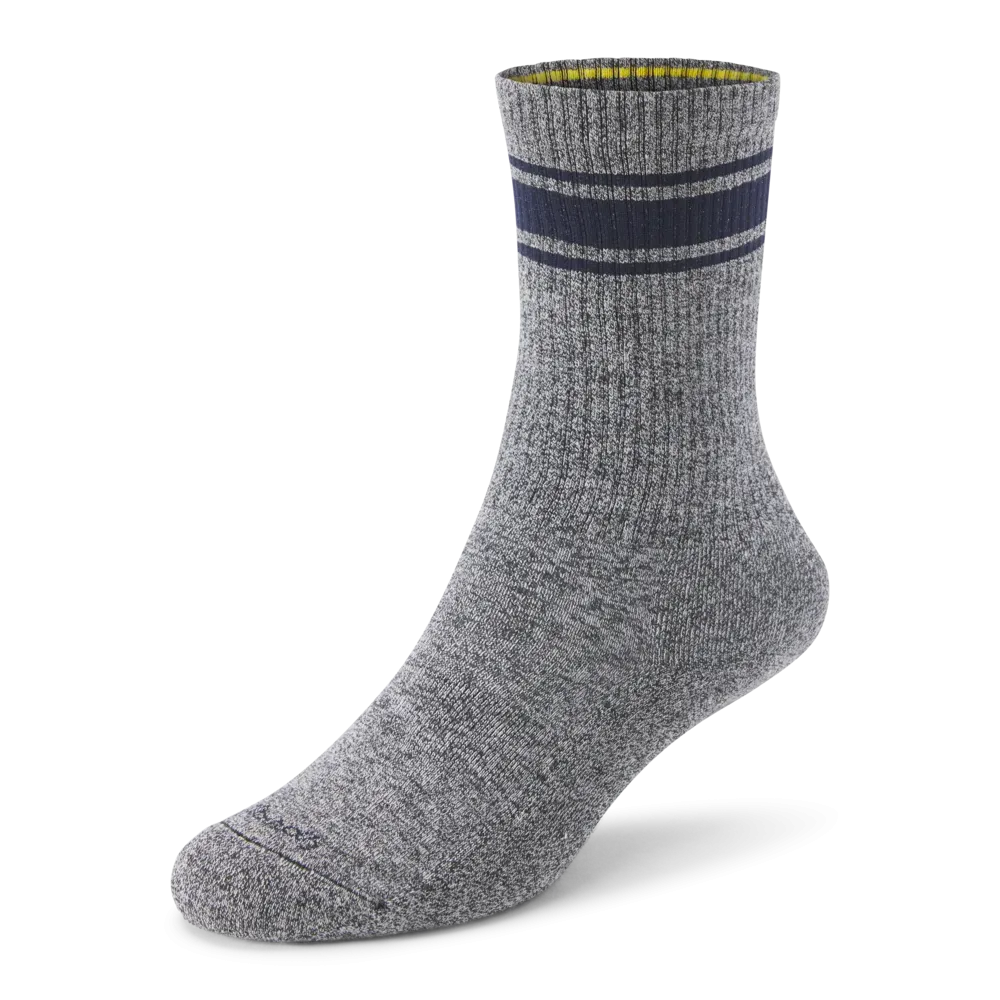 Allbirds Anytime Crew Sock – Natural Grey Heather/Deep Navy 68189353