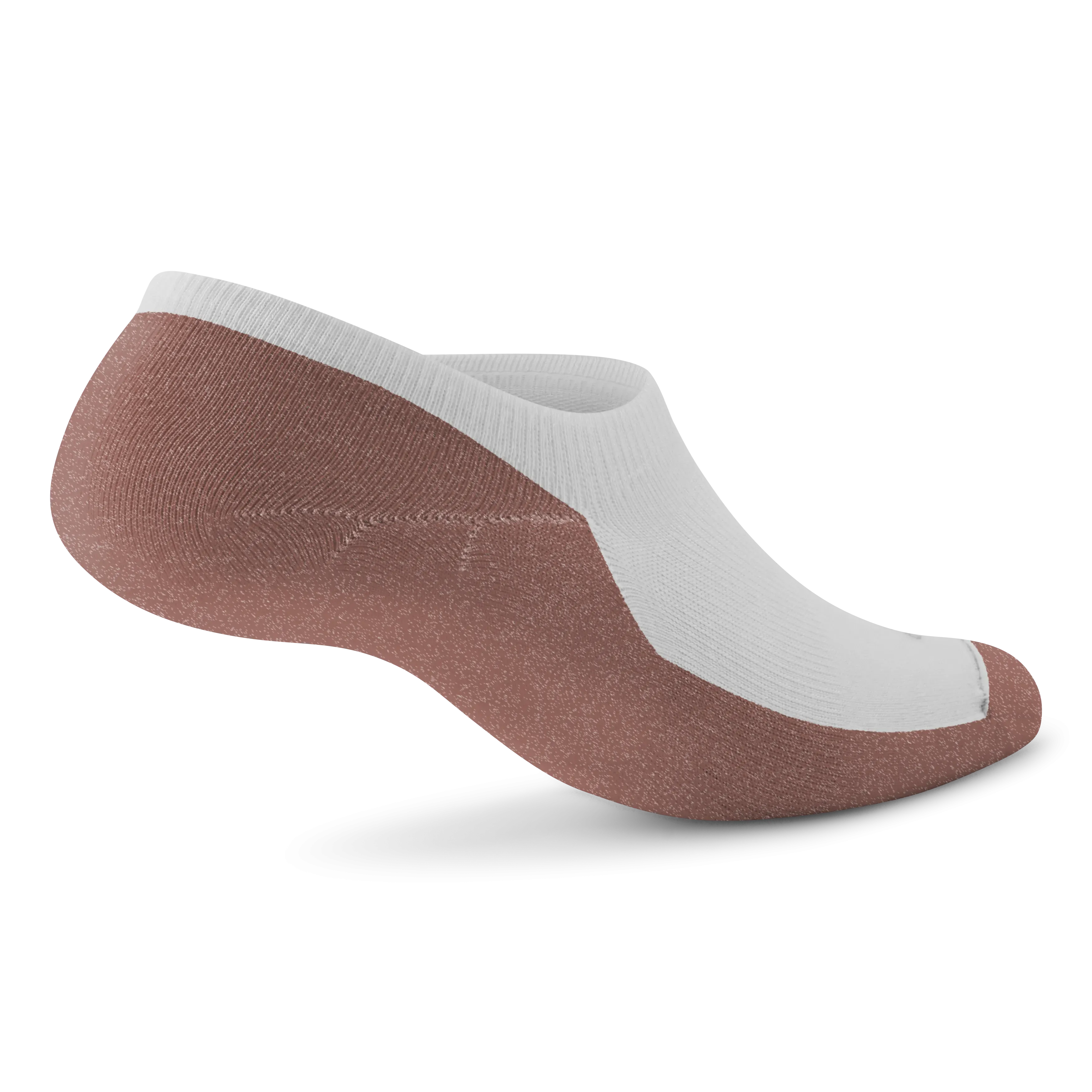 Allbirds Anytime No Show Sock – Blizzard/Sienna 15814557