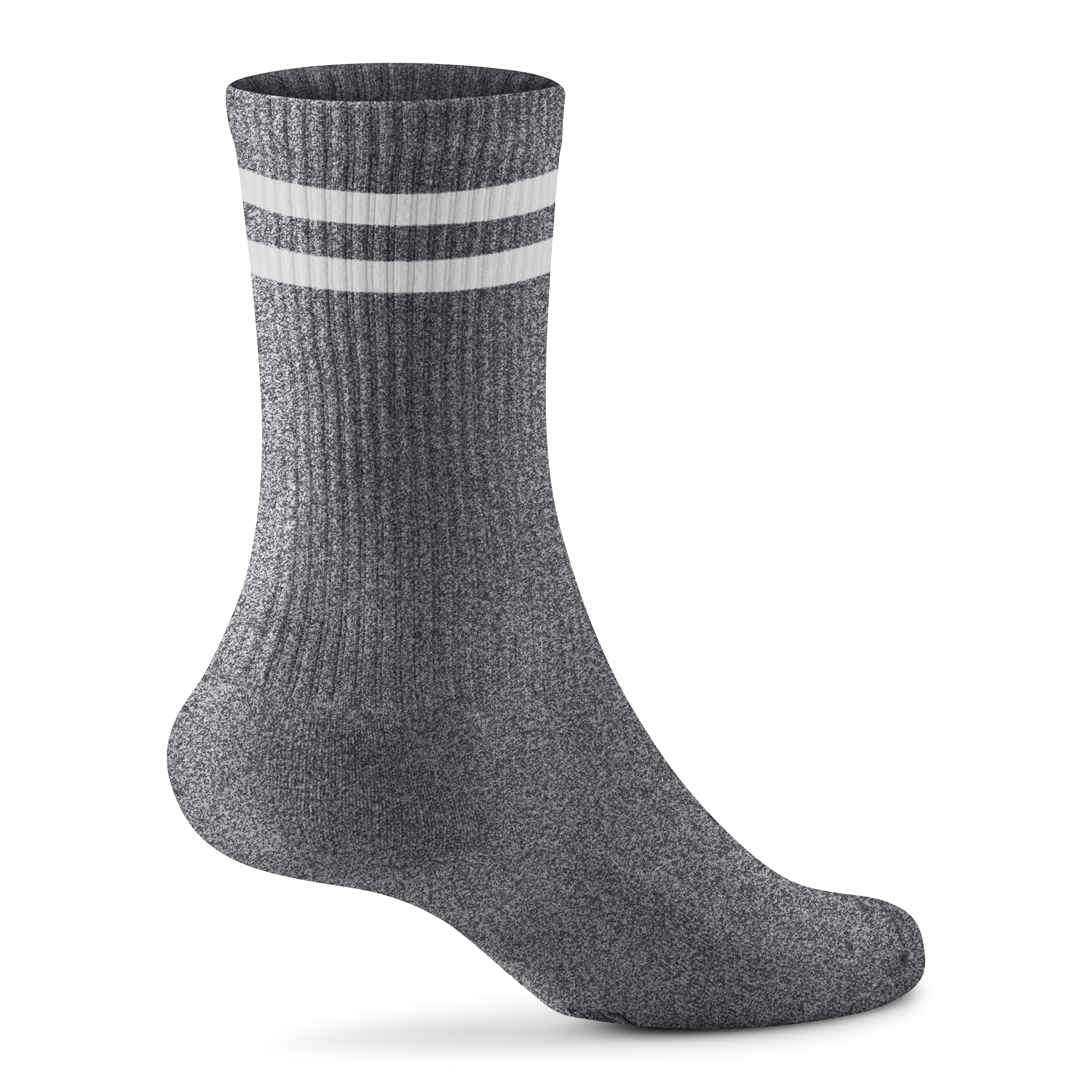 Allbirds Anytime Crew Sock – Natural Grey Heather/Natural White 75346312