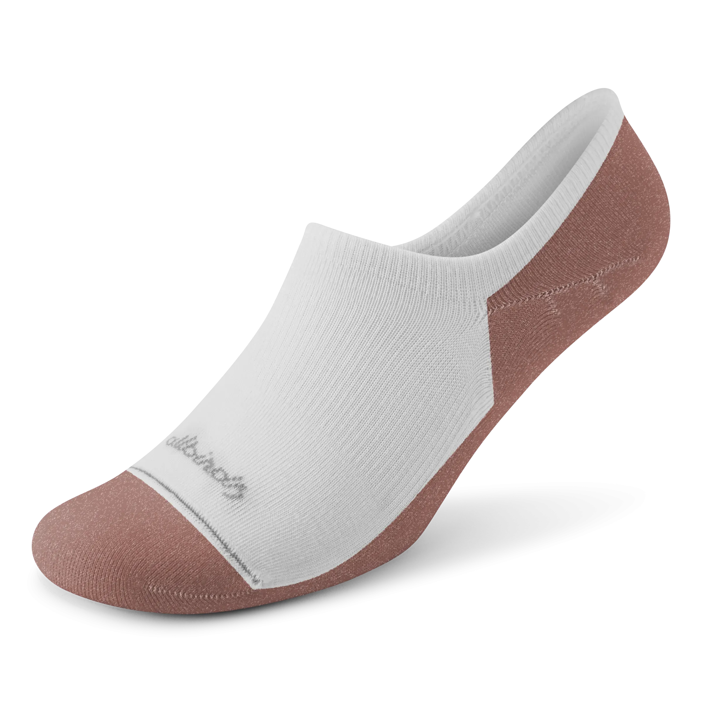 Allbirds Anytime No Show Sock – Blizzard/Sienna 51431395