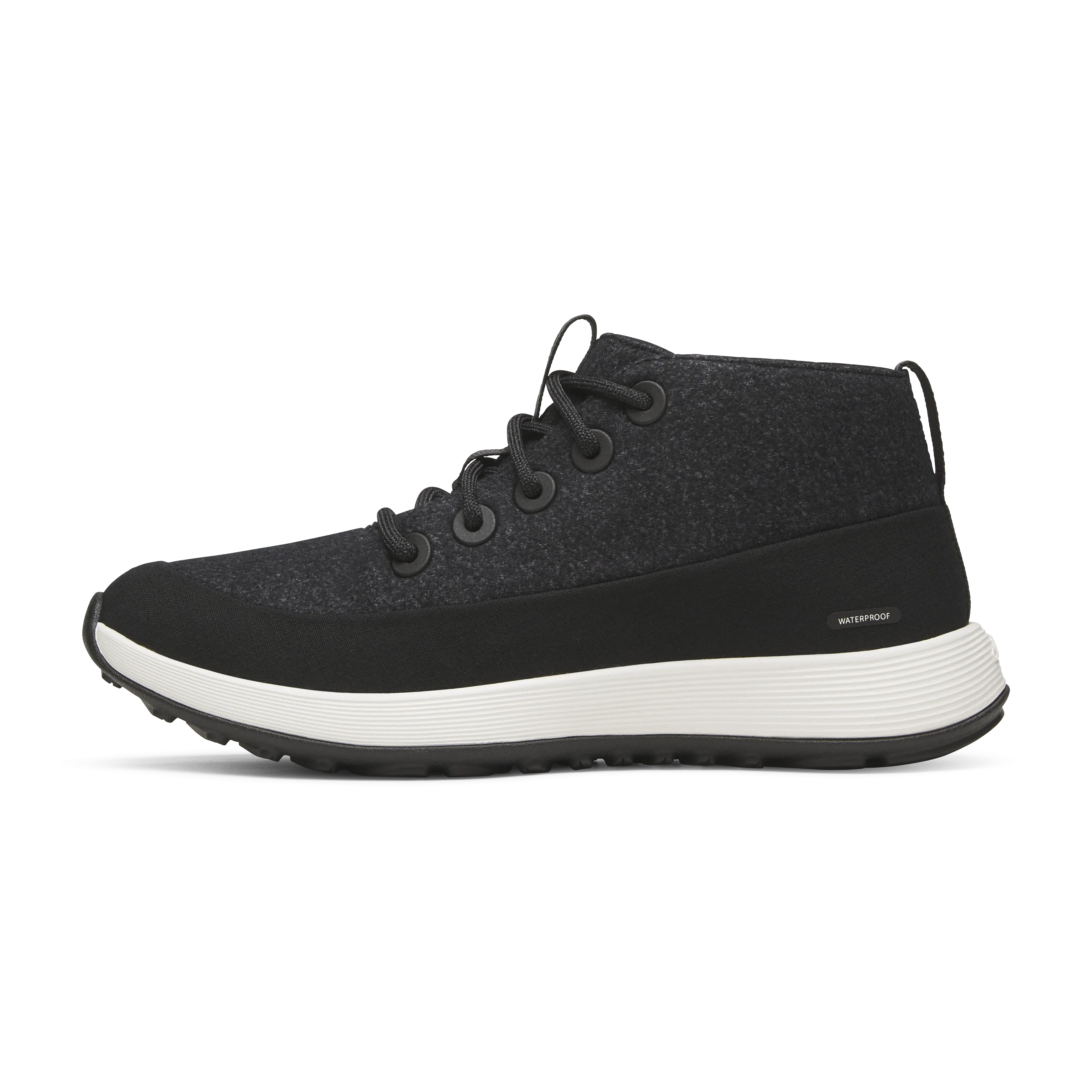 Allbirds Women's Wool Runner NZ Mid Waterproof – Natural Black 11673548